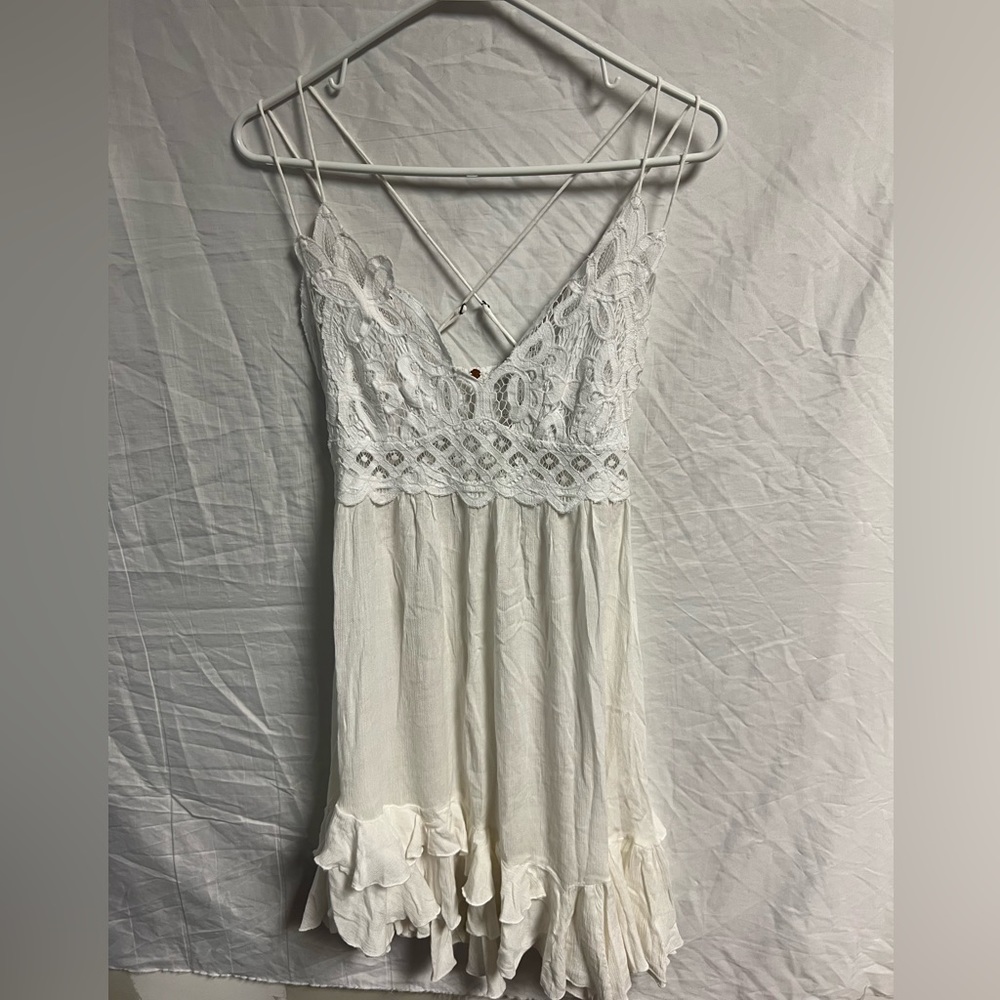 Free people white dress size medium